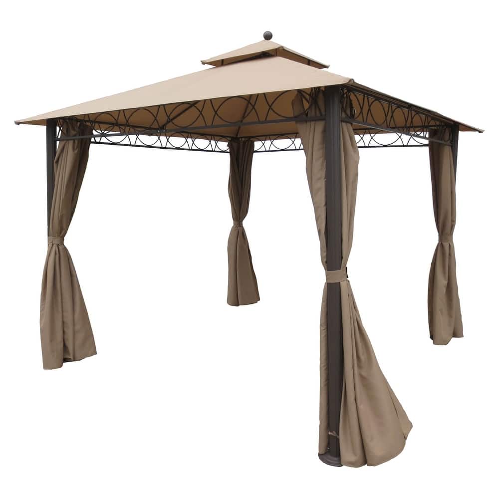 St. Kitts 10-foot Double-vented Canopy Gazebo