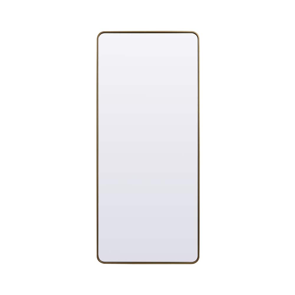 Indigo Home Soft Corner Metal Rectangle Mirror 32x72 Inch