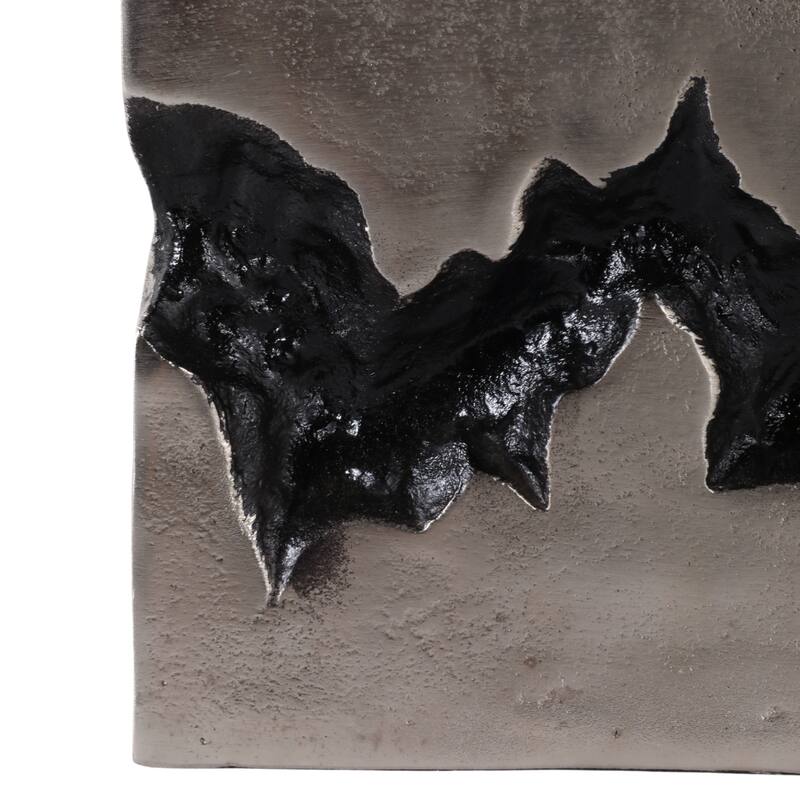 Metal Modern Sculptural Decorative Vase Abstract Design Artistic Form