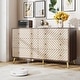 preview thumbnail 2 of 6, 47-Inch Dresser for Bedroom with 6 Drawers, Double Wide Chest of Drawers