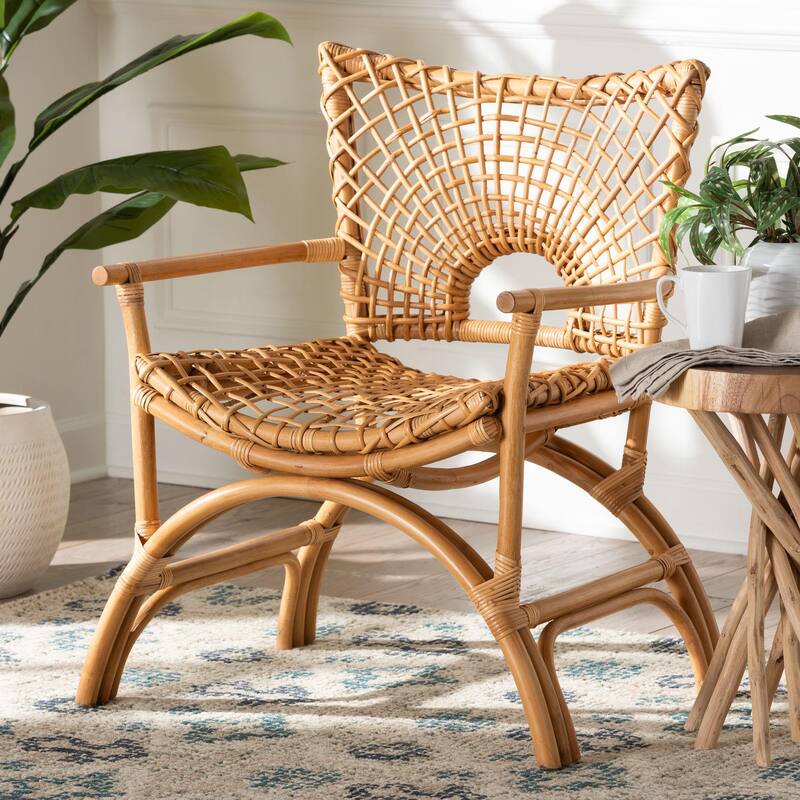 Mamba Bohemian Natural Rattan Arm Chair