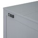 preview thumbnail 16 of 16, Murphy Bed Cabinet Bed with 2 Removable Shelves and USB Port-Full, Grey
