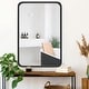 24 in. x 36 in. Black Wall Mount Mirror for Bathroom - 24