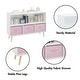 preview thumbnail 35 of 34, Kids bookcase with Collapsible Fabric Drawers，Made of High-Density MDF - Easy Setup