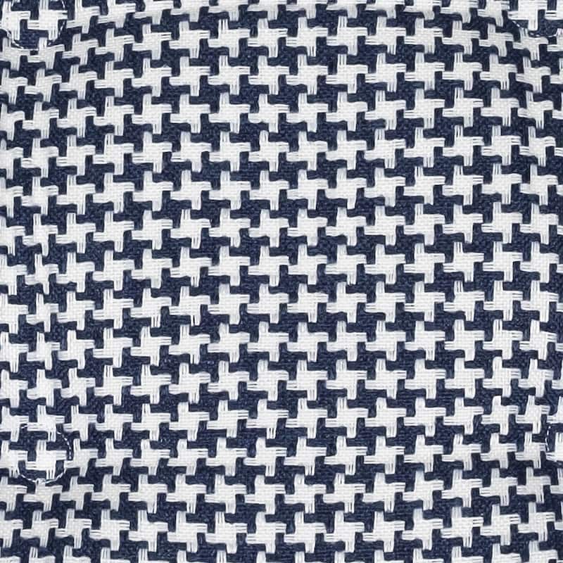 Houndstooth U-Shaped 16" x 17" Memory Foam Chair Pad