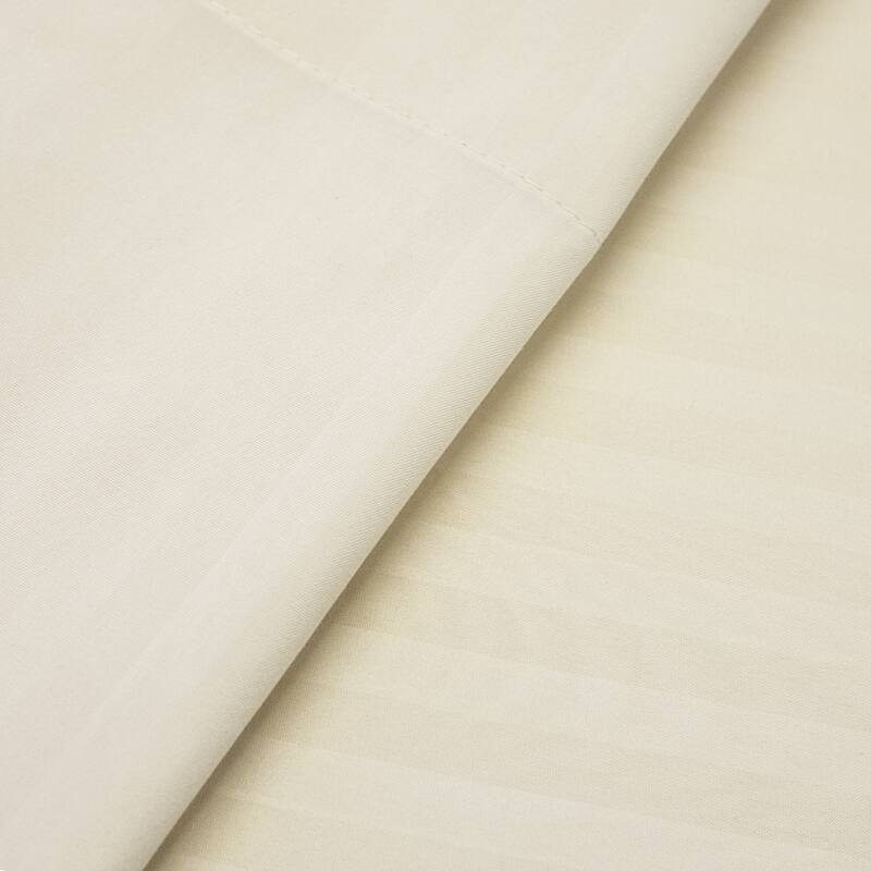 Sweet Home Collection Dobby Stripe 6-Piece Bed Sheet Set