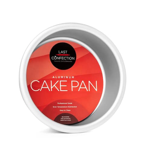 Round Aluminum Cake Pans - Last Confection - Silver