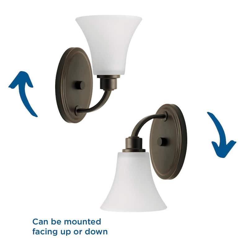 Joy Collection One-Light Bath & Vanity - 9.5" x 6" x 7"