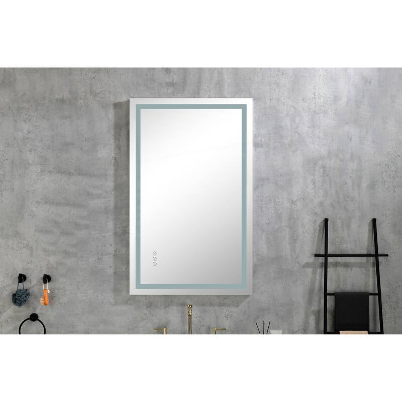40 x 28 Inch LED Bathroom Mirror