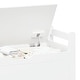preview thumbnail 16 of 18, Kids Toy Box Chest,White Rubber Wood Toy Box for Boys Girls, Large Storage Cabinet with Flip-Top Lid/Safety Hinge