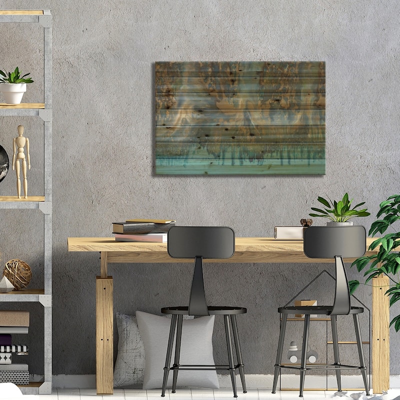 Upsurge Print On Wood by Blakely Bering - Multi-Color
