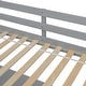preview thumbnail 20 of 24, Wood Loft Bed with Guardrails&Ladder, Built-in Desk, a Storage Cabinet of 2 Drawers