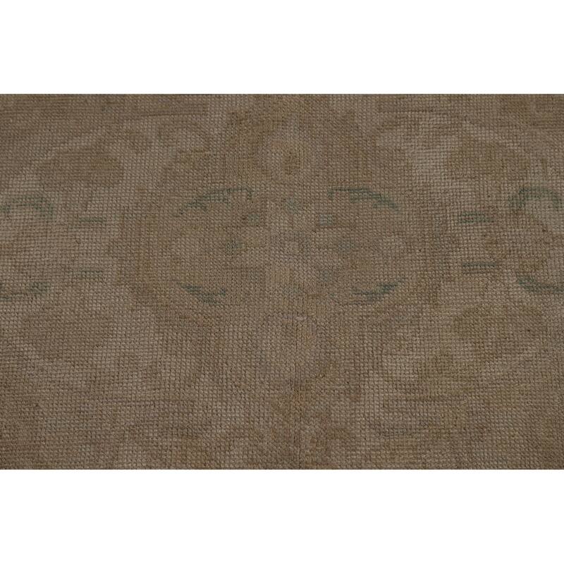 Traditional Tabriz Persian Vintage Area Rug Hand-Knotted Wool Carpet - 9'7" x 12'8"