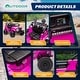 preview thumbnail 18 of 26, Outdoor Cruiser 12V Kids Ride-On Car with Remote Control - Dual 25W Motors, 4.5AH Battery, Safety Belt, Emergency Stop,