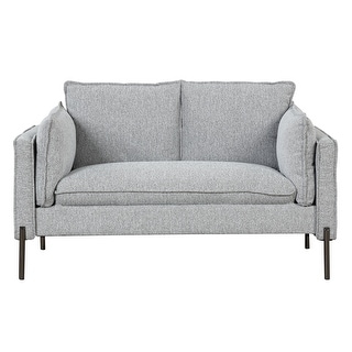 Modern Style Sofa Linen Fabric Loveseat Small Love Seats Couch - Bed ...