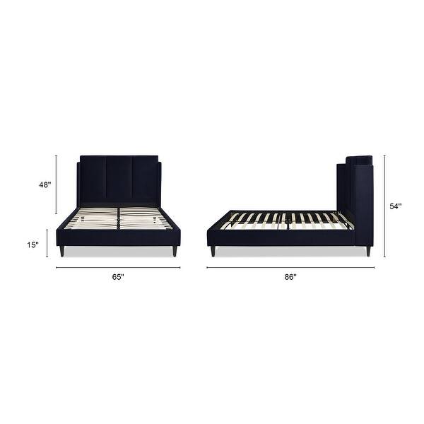 Adonis Tall Wingback Queen Platform Bed Frame Bed Bath & Beyond