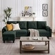 preview thumbnail 22 of 30, Modular Sectional Sofa Couch L Shaped With Storage Ottoman and Side Bags For Living Room Green