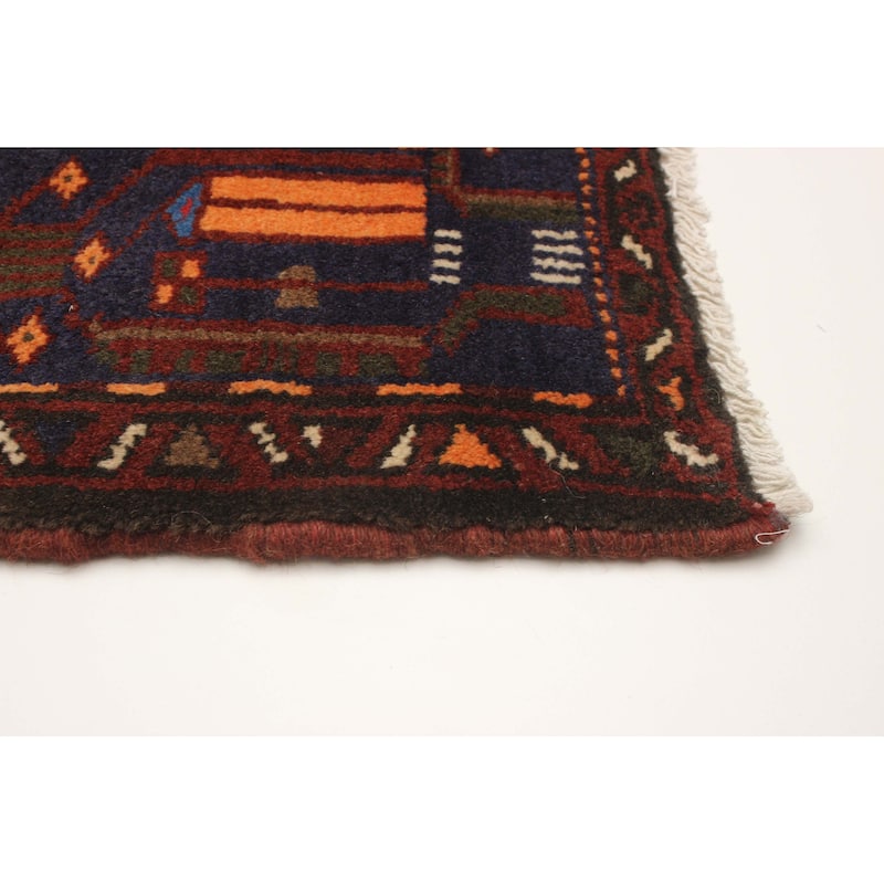 ECARPETGALLERY Hand-knotted Andelz Red Wool Rug - 4'5 x 6'9
