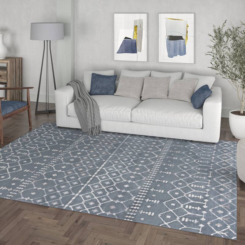 Carrington Transitional Geometric Indoor Area Rug