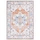 preview thumbnail 7 of 17, SAFAVIEH Luna Ikumi Oriental Medallion Rug 4'5" x 6'5" - Ivory/Rust - Rectangle