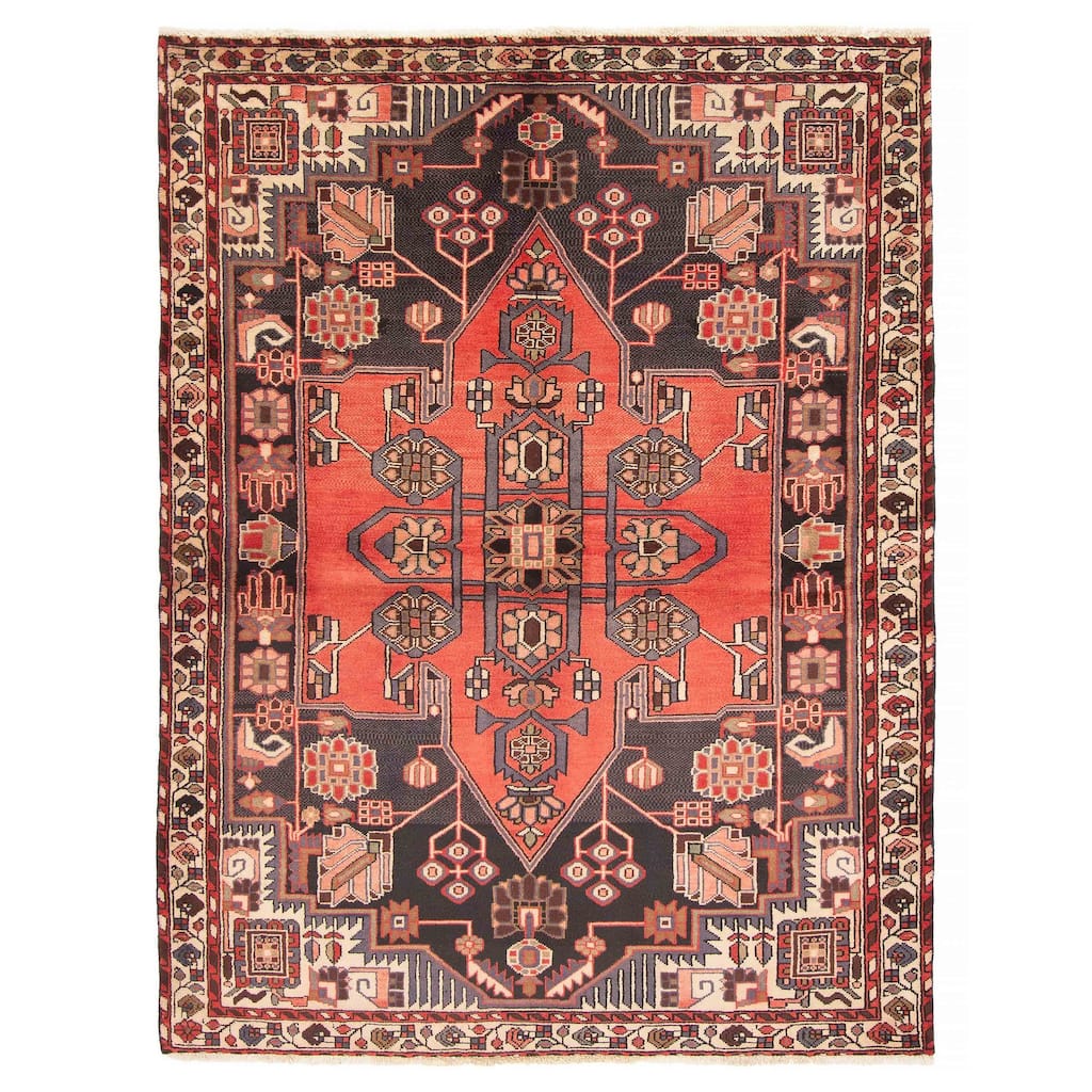 ECARPETGALLERY Hand-knotted Anadol Red Wool Rug - 5'2 x 6'8