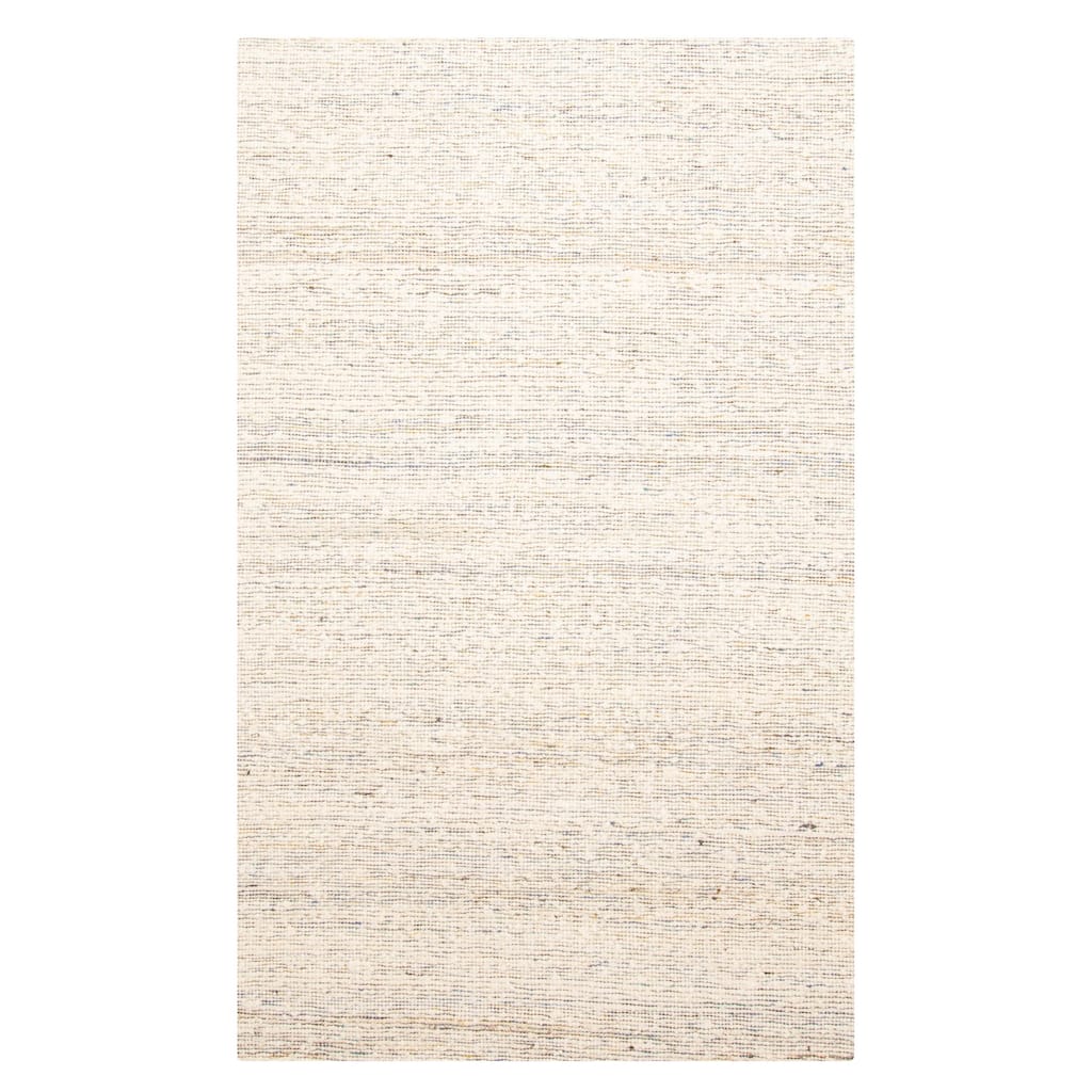 ECARPETGALLERY Braid weave Sienna Cream Wool Rug - 4'10 x 7'9