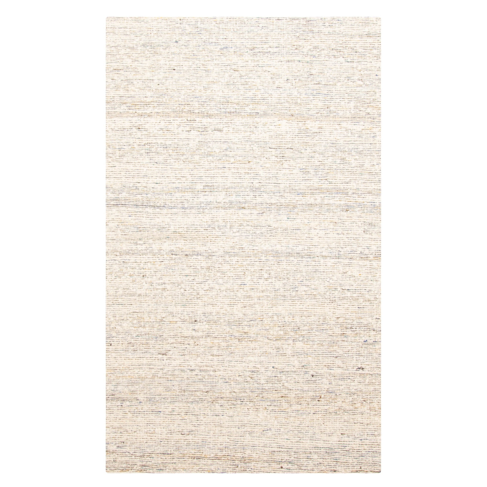 ECARPETGALLERY Braid weave Sienna Cream Wool Rug - 4'10 x 7'9