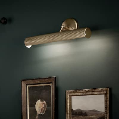 Midi 18 in. 2-Light LED Picture Light with Adjustable Arm
