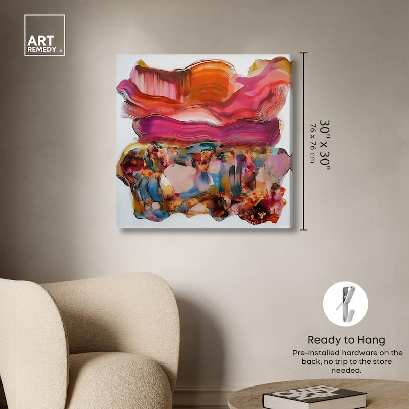 Flow State II Canvas by Art Remedy, Gallery Wrapped