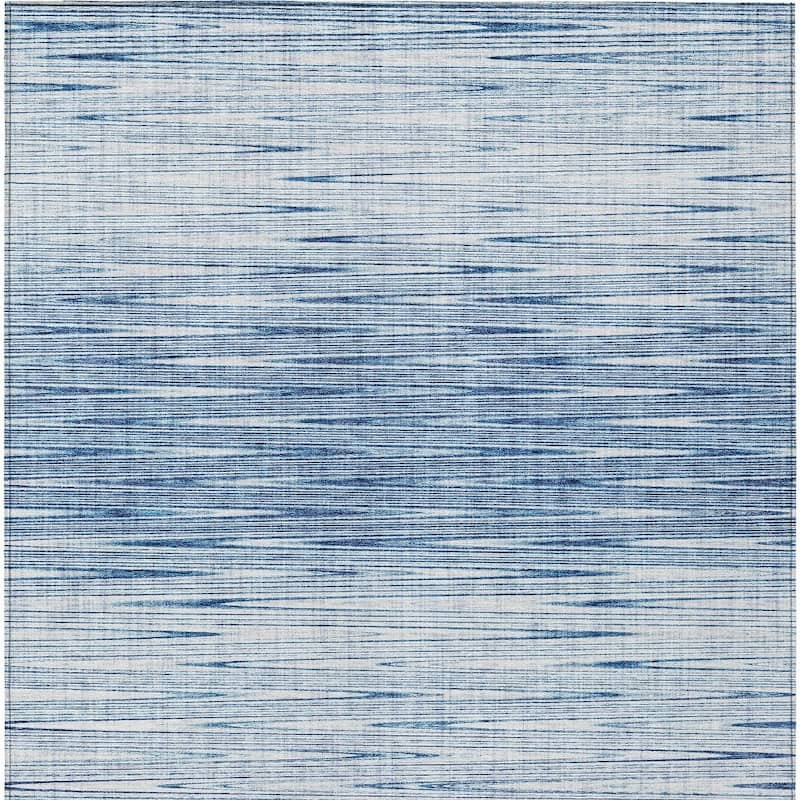 HomeRoots Abstract Transitional Rectangle Outdoor Rug