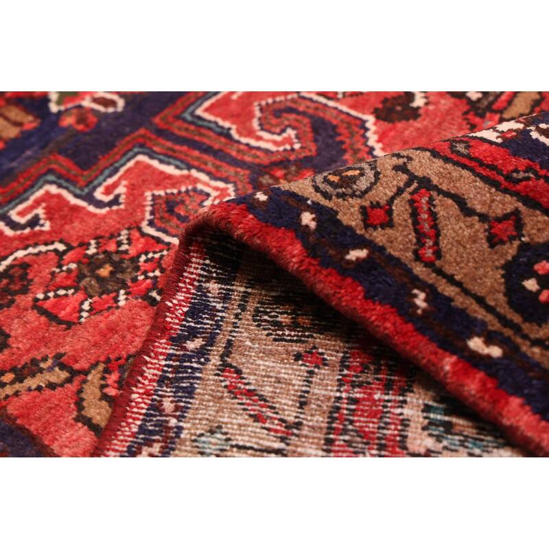 ECARPETGALLERY Hand-knotted Andelz Red Wool Rug - 3'3 x 9'8