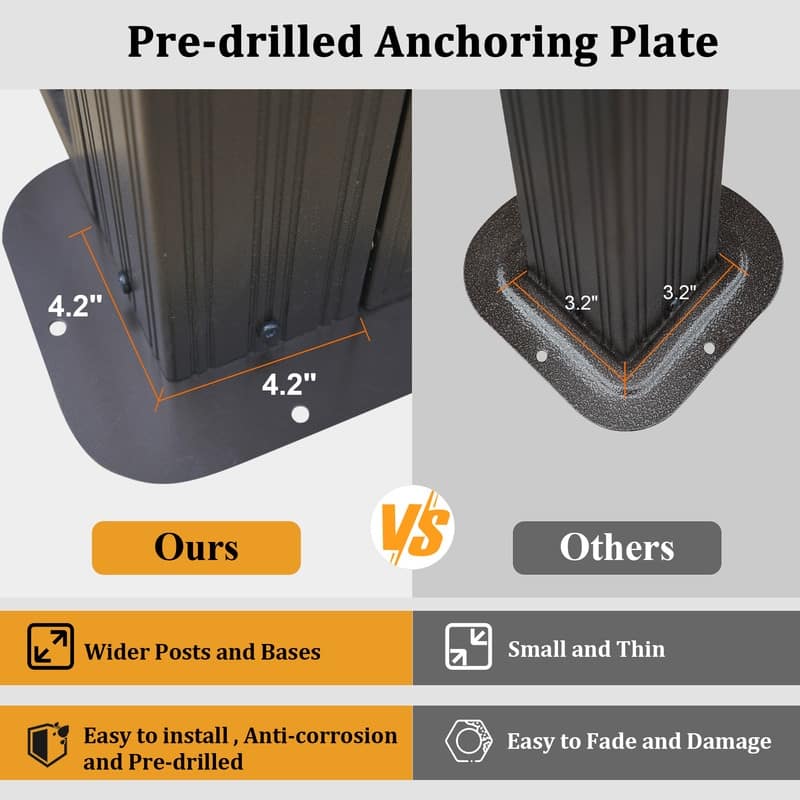 Domi Wall-Mounted Sunroom with Sloped PC Roof and Lockable Sliding Doors
