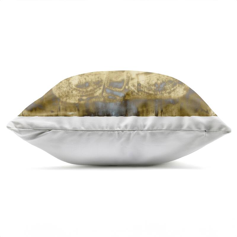 Stupell Muted Earthy Buddha Abstract Printed Outdoor Throw Pillow Design by Tom Bray