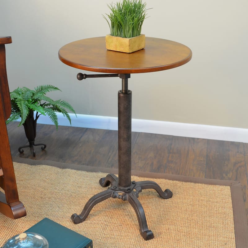 Adjustable Brady Vintage Table - Chestnut - Wood
