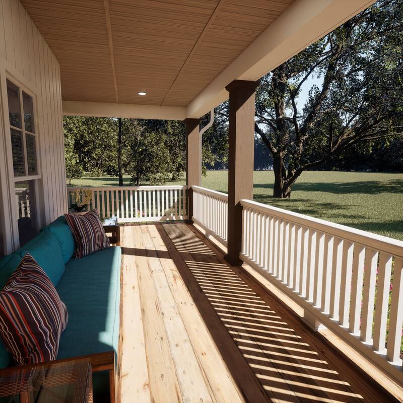 Endurathane 500 Series Square Baluster, Factory Primed Polyurethane
