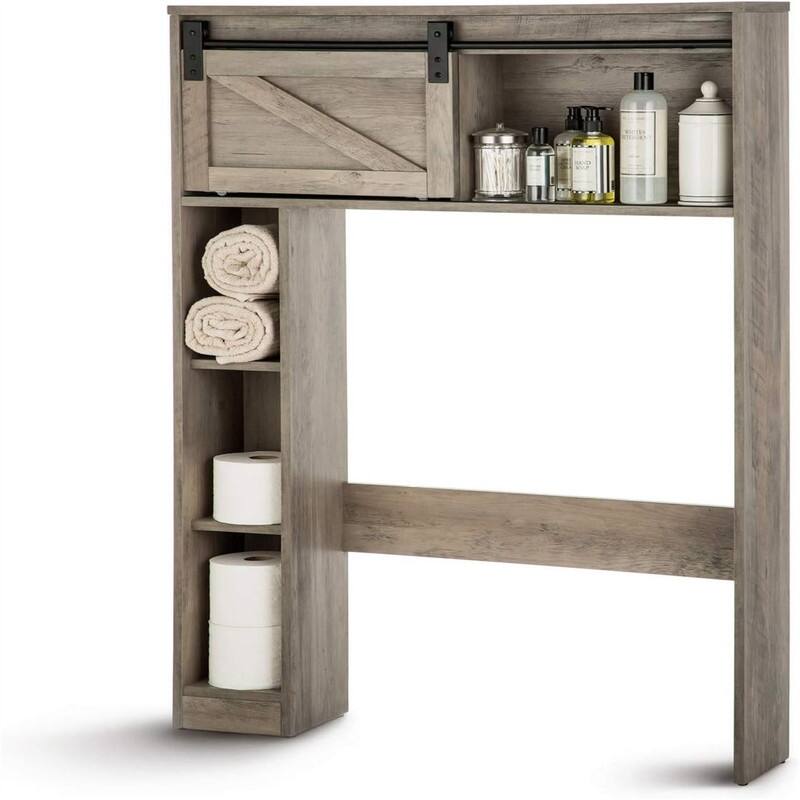Over The Toilet Storage - 6.75"D x 33"W x 47.37"H