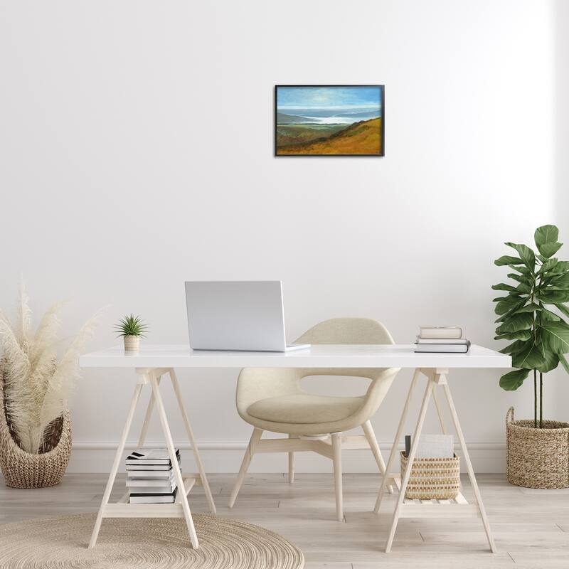 Stupell Vast Serene Hills Framed Giclee Art Design By Dita Jacobovitz