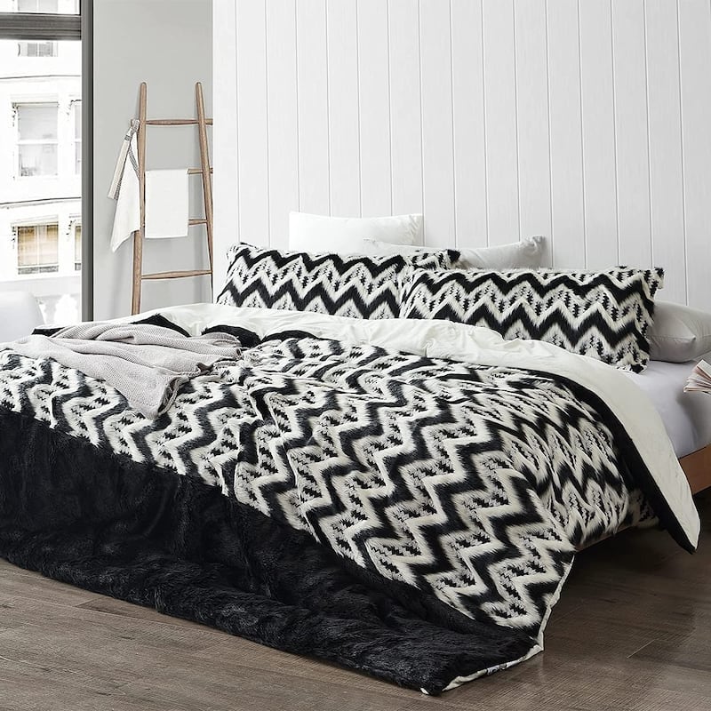 Fancy Meeting You Here - Coma Inducer® Oversized Comforter Set with White Reverse - Oversized King