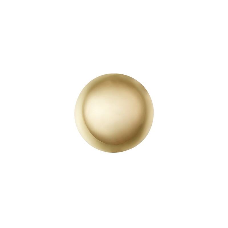 Utopia Alley Lyon Cabinet Ring Pull Knob -Polished Gold Drawer Pull Knobs 0.87"