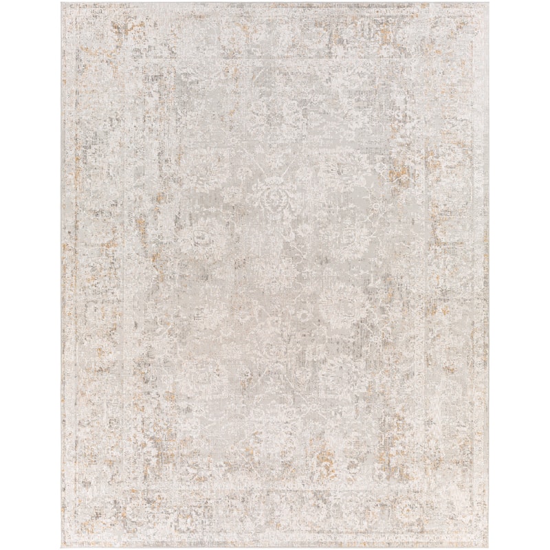 Artistic Weavers Camillus Vintage Border Area Rug - 7' 10" x 10' - Off-White