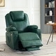 preview thumbnail 49 of 53, MCombo Electric Power Lift Recliner Chair Sofa with Massage and Heat for Elderly, 3 Positions, USB Ports, Faux Leather 7040