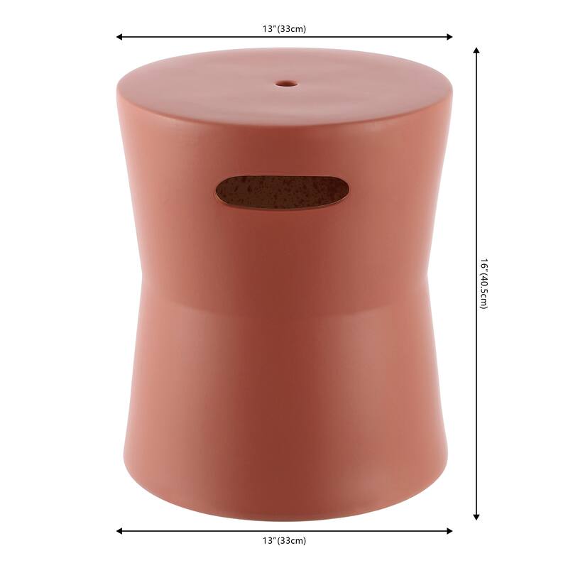 SAFAVIEH Fronie Ceramic Decorative Garden Stool (Fully Assembled)