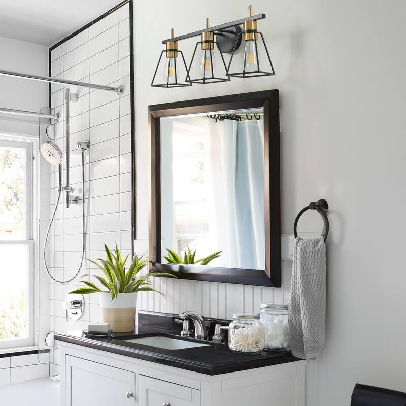 Dimmable Bathroom Vanity Light Over Mirror Wall Sconce for Bathroom - 3-Light
