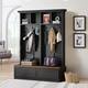 Option Black + Dark Walnut