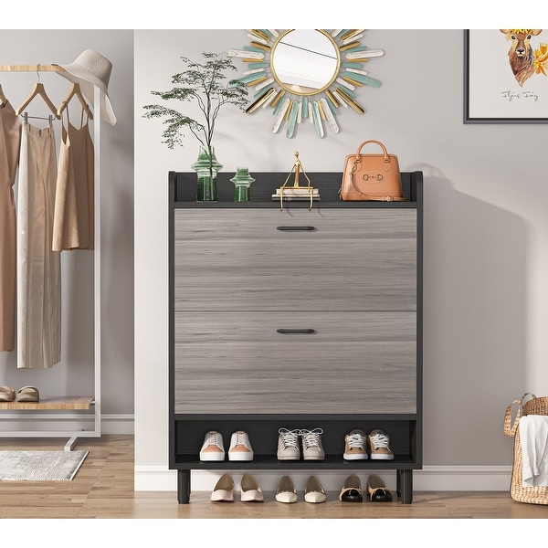 https://ak1.ostkcdn.com/images/products/is/images/direct/0f560d7c677d8cebf86b141e5dc02fdb7e7adb41/Shoe-Storage-Storage%2C-Freestanding-Shoe-Cabinet-with-2-Drawers-and-Open-Shelves-for-Entryway.jpg