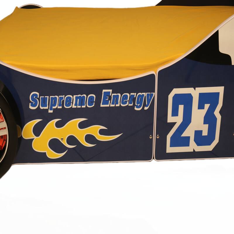 Supreme Energy Racing Car Bed,Blue