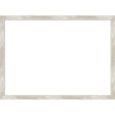 Amanti Art Crackled Metallic Narrow Framed Dry Erase Magnetic Board