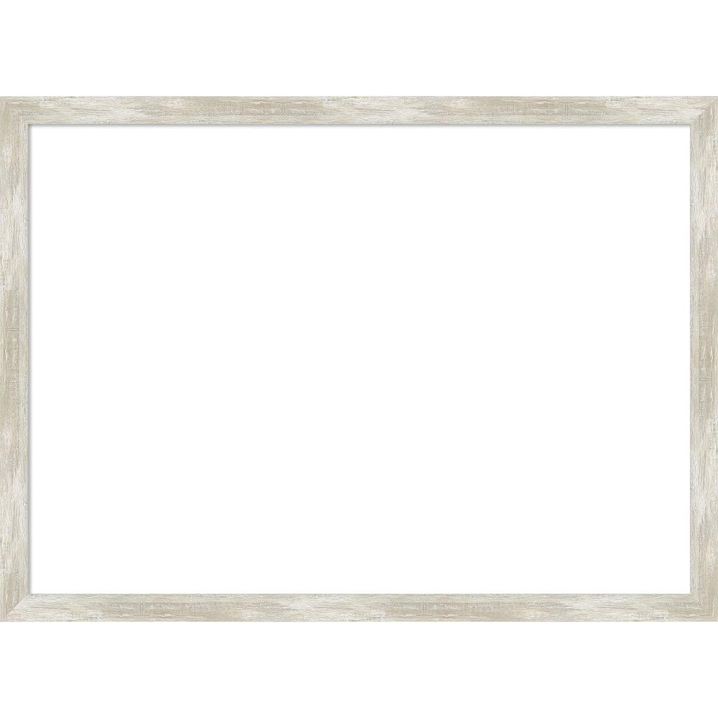 Amanti Art Crackled Metallic Narrow Framed Dry Erase Magnetic Board