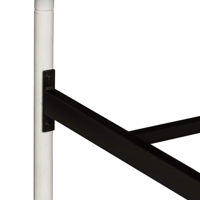 Vintage Series Distressed Metal Queen Metal Bed