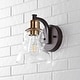 preview thumbnail 65 of 67, Modernist Vintage Metal/Glass Industrial Rustic LED Vanity, by JONATHAN Y